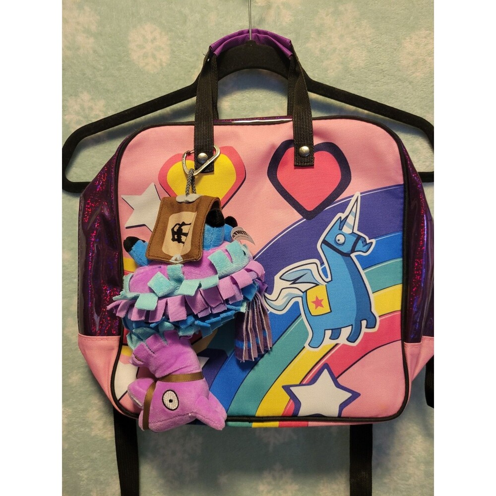 Fortnite Brite Bomber Back Bling Backpack Spirit Halloween Unicorn Bag Bling